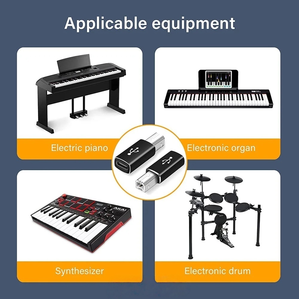 USB-B-Stecker auf USB-Typ-C-Bu – Midi Controller Pad Bewertung und Preis