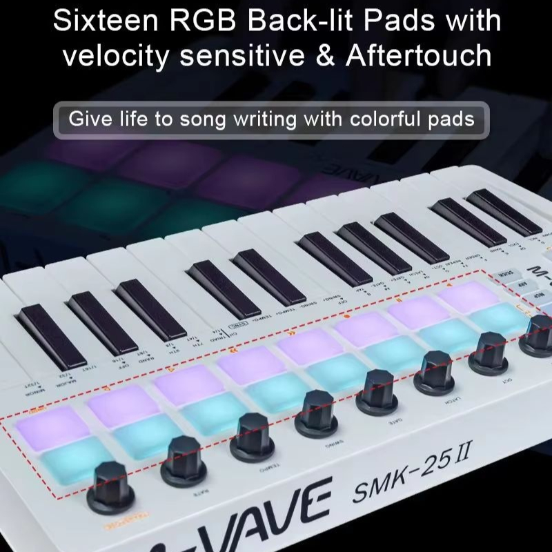 M-Vave Smk-25 Midi-Keyboard-Co – Midi Controller Pad Bewertung und Preis