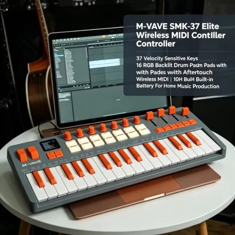 M-VAVE SMK-37 Elite MIDI-Keybo – Midi Controller Pad Bewertung und Preis